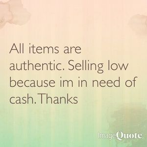 They are all authentic!